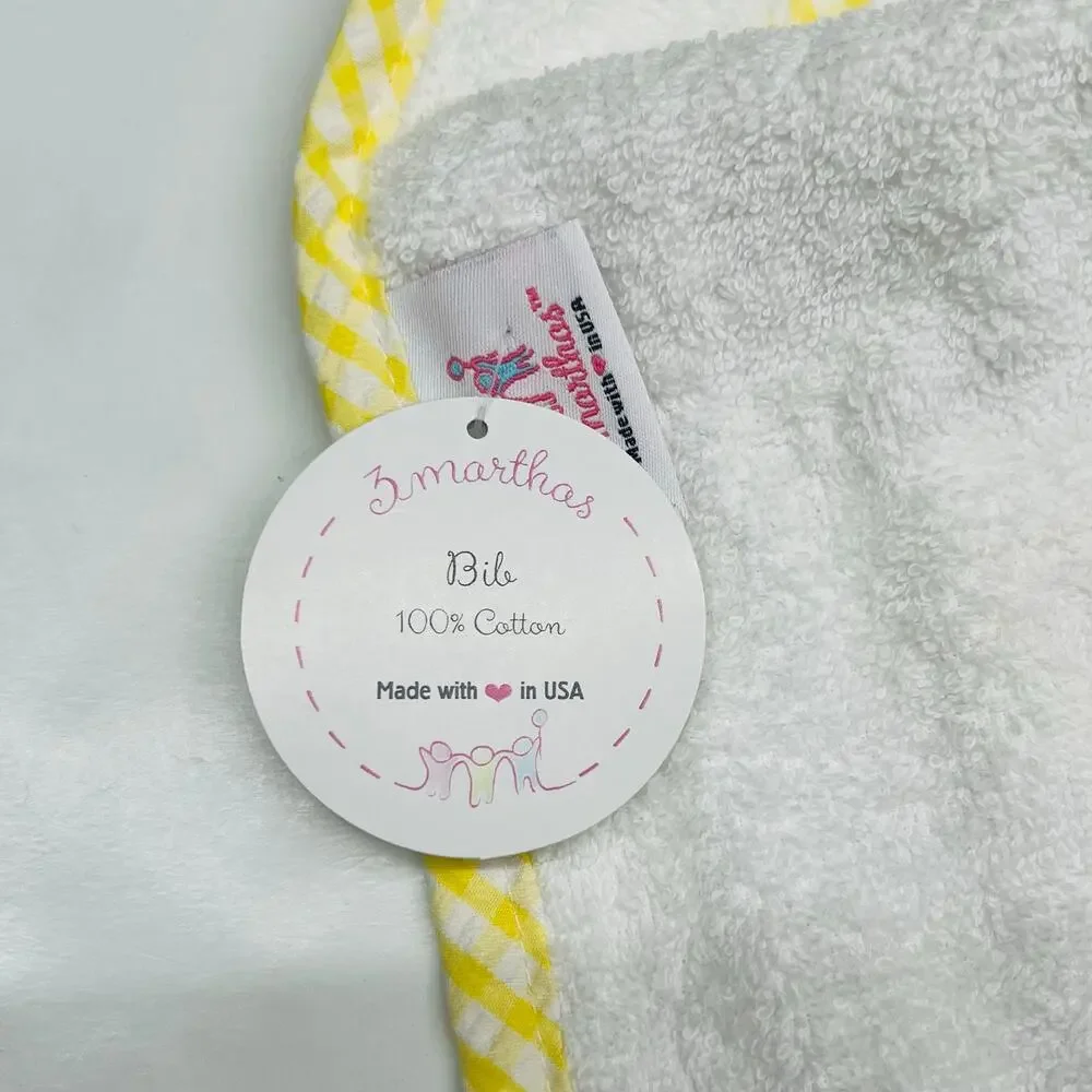 NWT 3 Marthas Duck Bib & Blanket Set